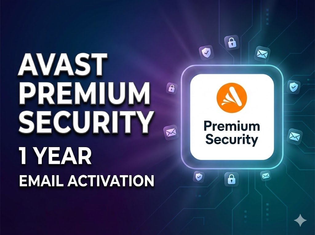 Avast Premium Security – 1 Year Official Subscription (Email Activation)